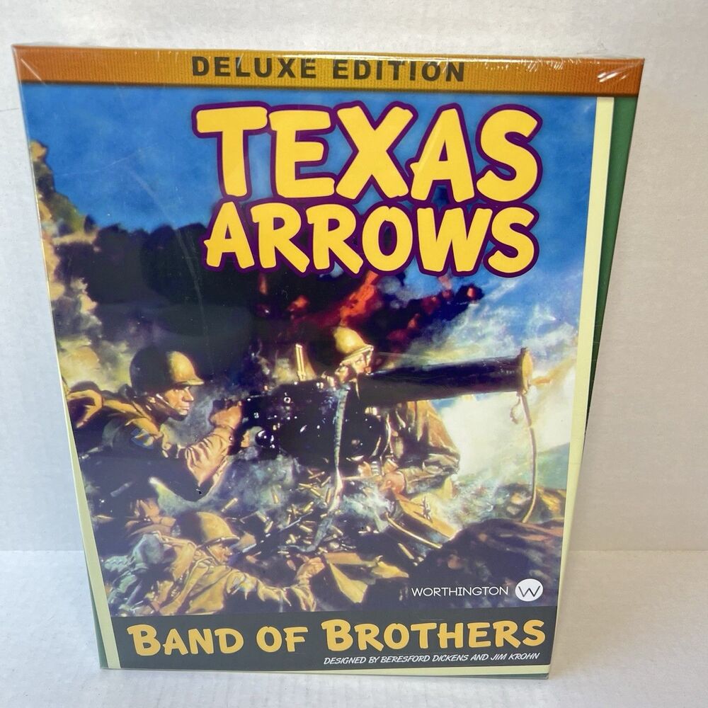 Band Of Brothers Texas Arrows Board Game Expansion Deluxe Edition NEW SEALED